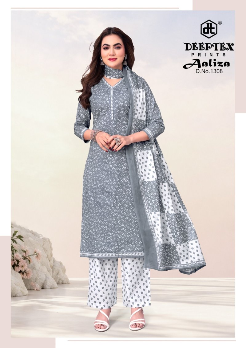 Aaliza Vol 13 By Deeptex Cotton Printed Dress Material 